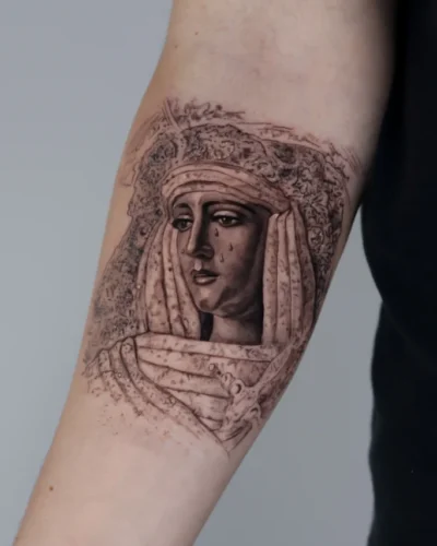 Cofrade Realismo (18) Tatuajes de Esperanza de Triana